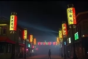 纪录片潮汐线以下中退潮后滩涂上的采集者剪影
